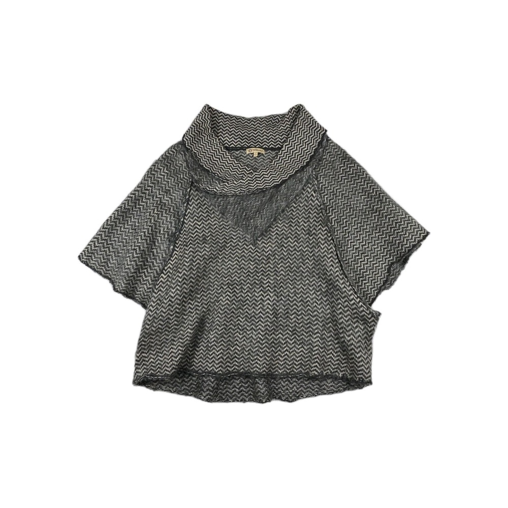 Democracy Women's Size‎ Small Gray Pullover Soft Batwing Poncho